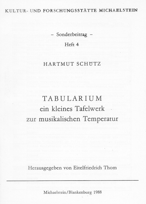 Sonderbeitrag 4 Tabularium Sonderbeitrag 4