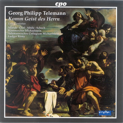 CD – Georg Philipp Telemann. Komm Geist des Herrn, Late Cantatas CD – Telemann. Late Cantatas