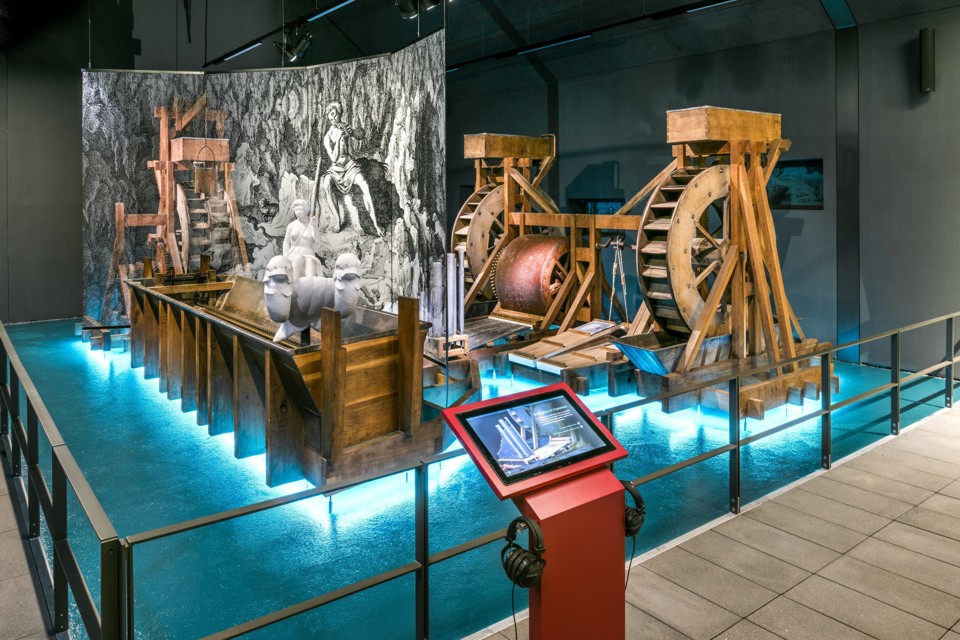 Die Präsentation der Musikmaschine des Salomon de Caus im neuen Gebäude ©Ulrich Schrader