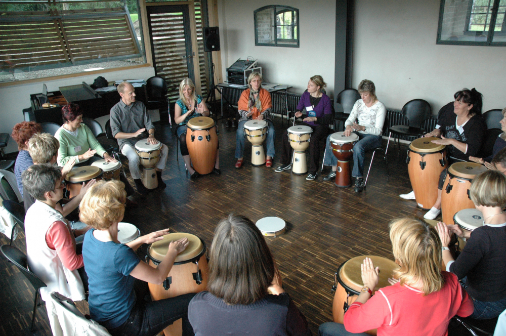 DrumCircle in der Schmiede