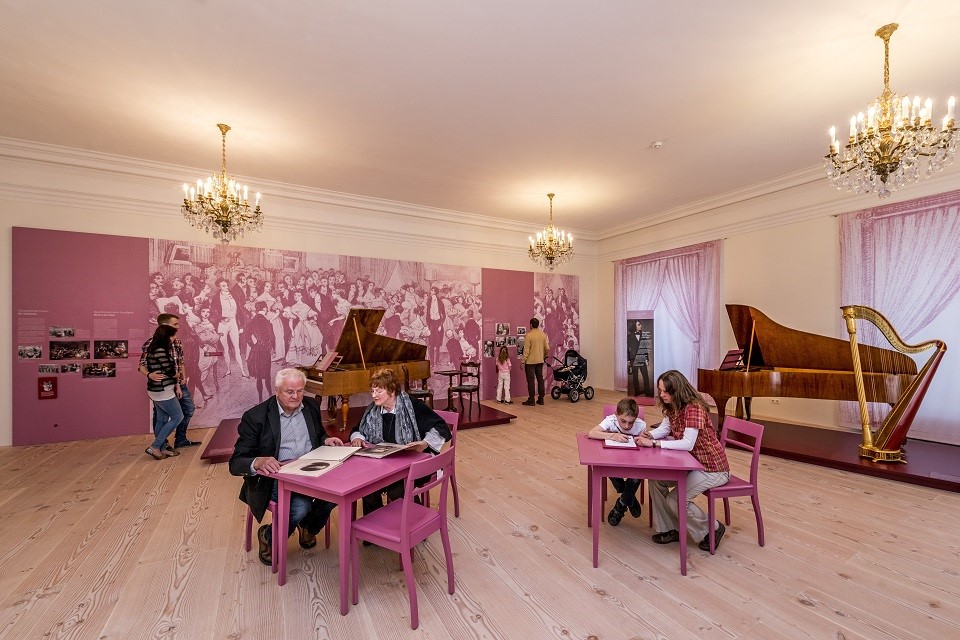 Salon in der Musikausstellung Salon in der Musikausstellung
